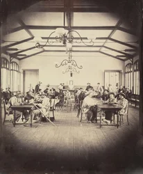 Imperial Asylum of Vincennes, spillelokale, 1858-59.