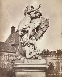 Statue fra Tuilerierne: G. Marsy og A. Flamen: Boreas bortfører Orythia, 1859.