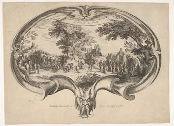 The Triumph of David, fra en fan af Jacques Callot