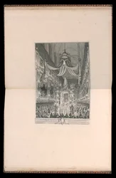 Begravelse af Marie Thérèse fra Spanien, Frankrigs Dauphine, i kirken Notre Dame, Paris