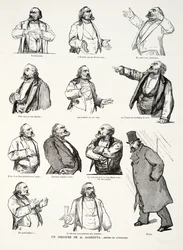 En tale af M. Gambetta: Gestures and Attitudes, fra History of the Third Republic, Vol. I, Politisk Historie, udg. 1933