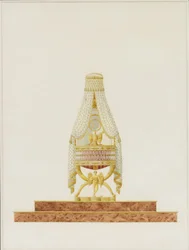 Design af bassinet for Hans Majestæt Kongen af Rom, 1811