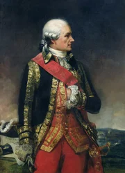 Jean-Baptiste de Vimeur (1725-1807) Greve af Rochambeau (olie på lærred)