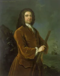Admiral Edward Vernon (1684-1757), midt i 1730