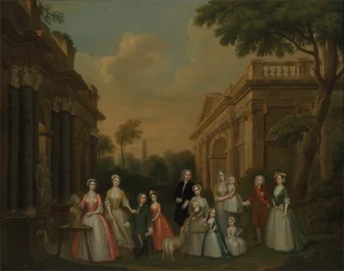 The Finch Family, ca. 1732 (olie på lærred)