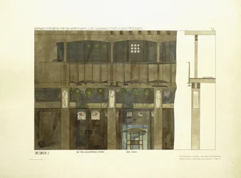 Entré, ca. 1901 (farvelitografi)