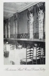 Del af vægmaleri til Cranston Tearooms, Buchanan Street, Glasgow