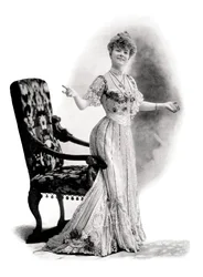 En parisisk skuespillerinde, Mademoiselle Charlotte Wiehe, 1901.