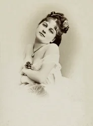 Portræt af skuespillerinden Henriette Victoire Drouard (1851-1923).