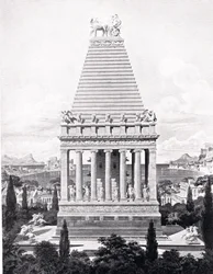 Det oprindelige mausoleum, illustration fra 