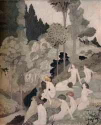 Et efterårsmellemspil, c1910