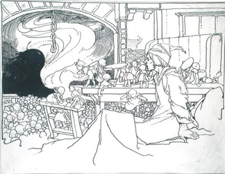 The Furious Host, illustration fra 
