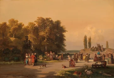 Park i nærheden af Paris
