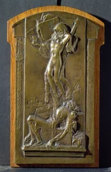 Death and the Maiden, ca. 1911-12 (bronze)