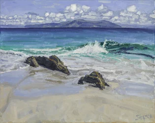 Breaking Wave, 2016 (olie på lærred)