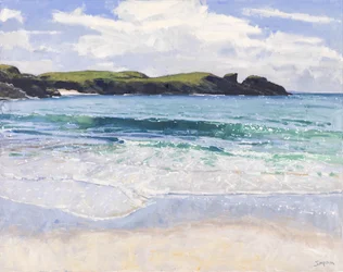 Clachtoll Sea, 2017 (olie på lærred)