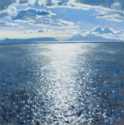 Eigg  Rum Evening, 2014 (olie på lærred)