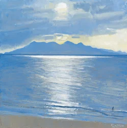 Evening Bather, 2014 (olie på lærred)
