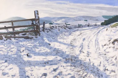 January Track, 2017 (olie på lærred)