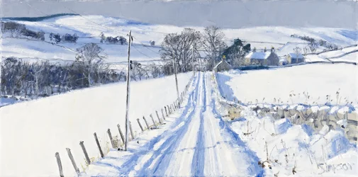 Sne, Newhall, 2010 (olie på lærred)