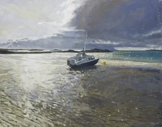 Storm Approaching, 2017 (olie på lærred)