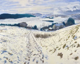 Track down the Hill, 2015 (olie på lærred)