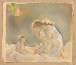 Børnegudstjeneste, ca. 1926.