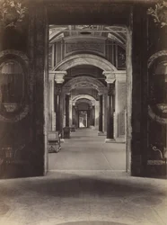 Vatikanets bibliotek, ca. 1860 (albumintryk fra et collodion-negativ)