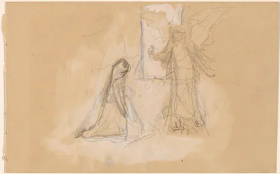 Studie af en figur bagfra [recto]