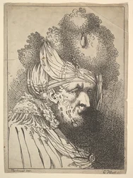 Orientalsk hoved, ca. 1803.