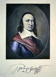 Peter Stuyvesant (farvet stik)