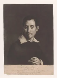 Portret van Domenichino Domenichino (titel på objekt)