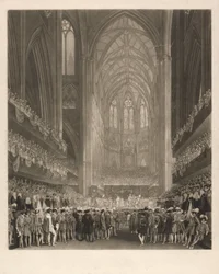 Kroningen af kong Georg 4. i Westminster Abbey