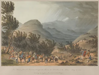 Nr. 8: Den 3. divisions march gennem Sierra de Estiella eller de Neve, 16. maj 1811