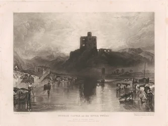 Norham Castle ved floden Tweed