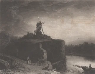 Rembrandts Mølle, 1823.