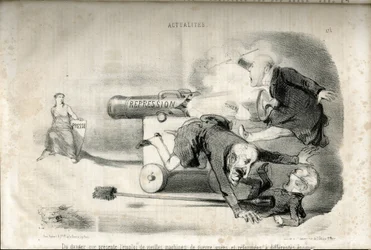 Illustration af Charles Vernier (? -1887) i Le Charivari
