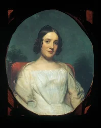 Fru Adrian Baucker Holmes, ca. 1850.