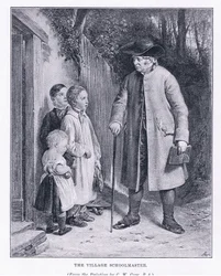 Landsbyens skoleholder, fra The Magazine of Art 1893, Cassell and Company