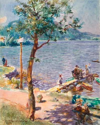 Udsigt over en sø, 1893.