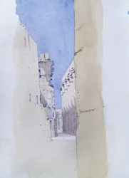 Luxor Temple (wc på papir)