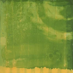 Bluerine Green, 1997 (olie og glasur på gesso board)