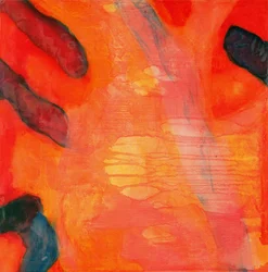 Clown Fish II, 1997 (olie og glasur på gesso board)