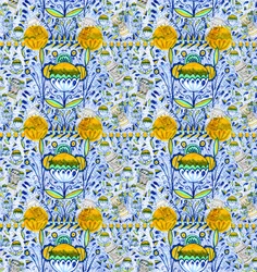Ashmolean Museum Pattern Design, 2020 (pensel og kuglepenne)
