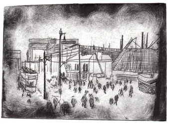 Belfast Docks, 2015 (tørpunktsætsning og digital)