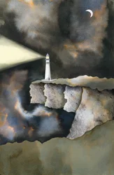 The Lighthouse, 2013 (blæk og digital)