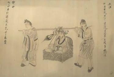 Detalje fra håndrullen 