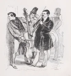 Bryllupsnatten fra The Complete Works of Béranger, 1836.