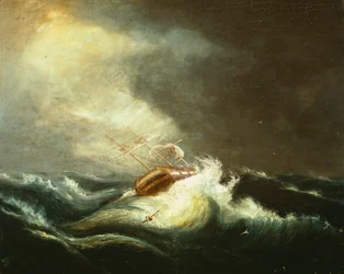 Skib i stormvejr
