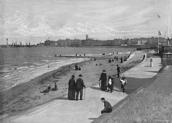 Margate, fra Royal Crescent, c1896
